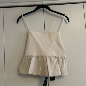 NWT Zara Knitted Tank with Bow